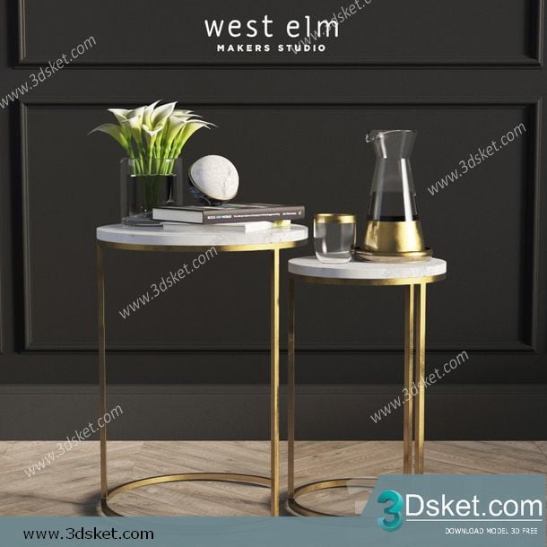 3D Model Sideboard Chest Of Drawer 213