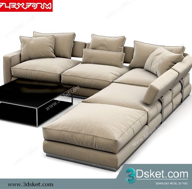 3D Model Sofa Free Download 019