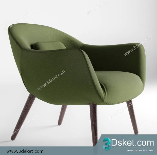 3D Model Chair 047 Free Download Ghế