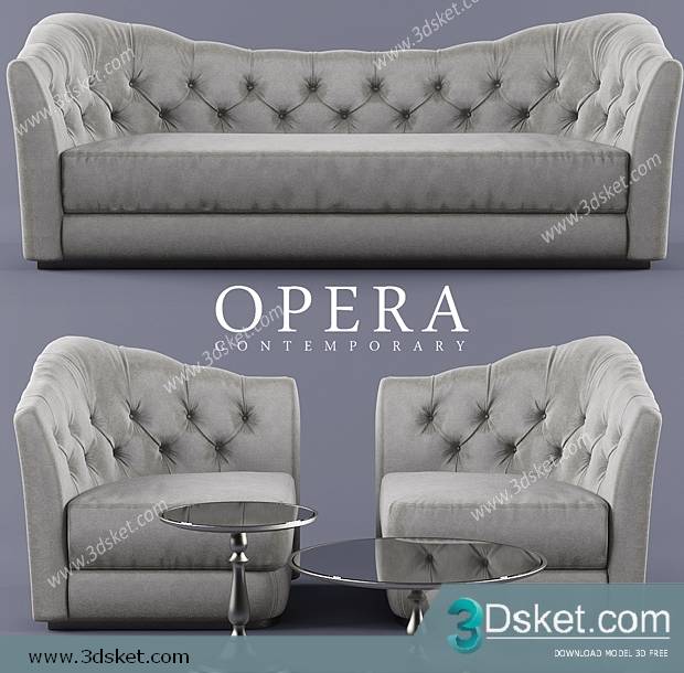 3D Model Sofa Free Download 054