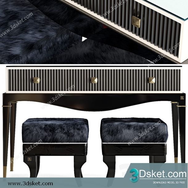 3D Model Sideboard Chest Of Drawer 225