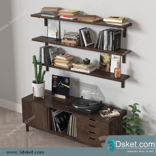 3D Model Sideboard Chest Of Drawer 227