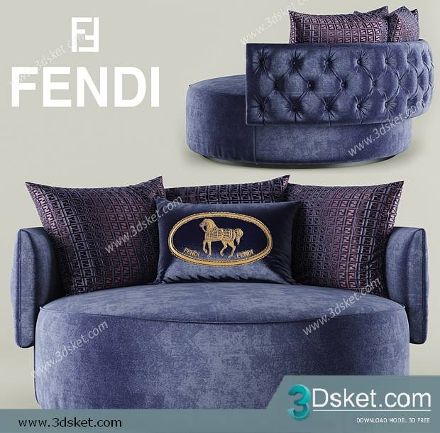 3D Model Sofa Free Download 060
