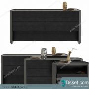 3D Model Sideboard Chest Of Drawer 232