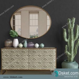 3D Model Sideboard Chest Of Drawer 233