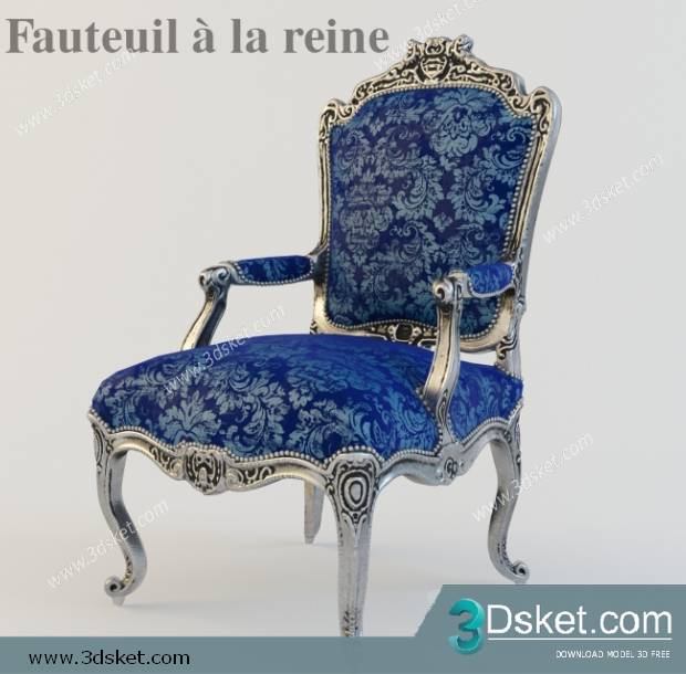 3D Model Chair 051 Free Download Ghế