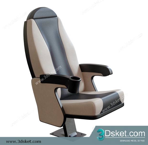 3D Model Chair 052 Free Download Ghế