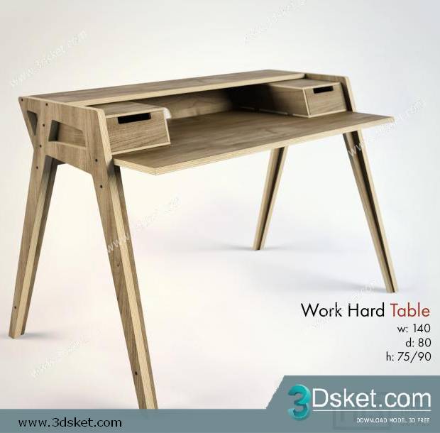 3D Model Table 082 Free Download Bàn