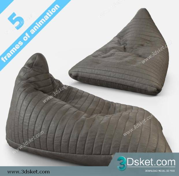 3D Model Chair 058 Free Download Ghế