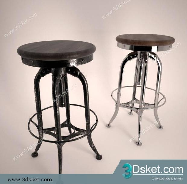 3D Model Chair 060 Free Download Ghế