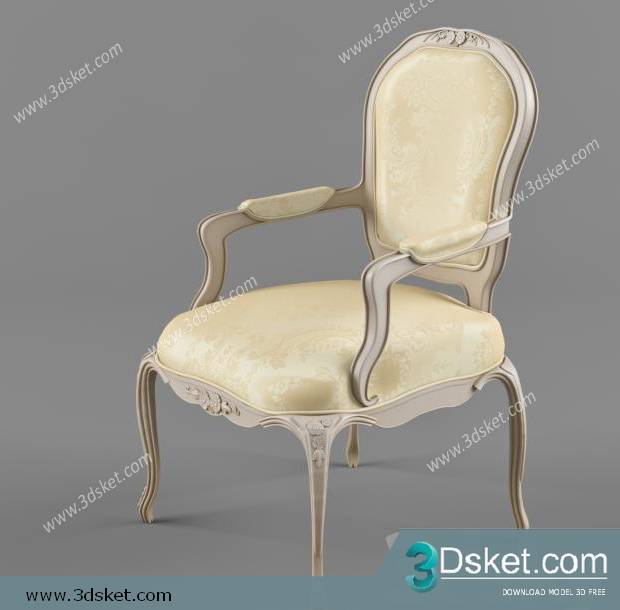 3D Model Chair 069 Free Download Ghế