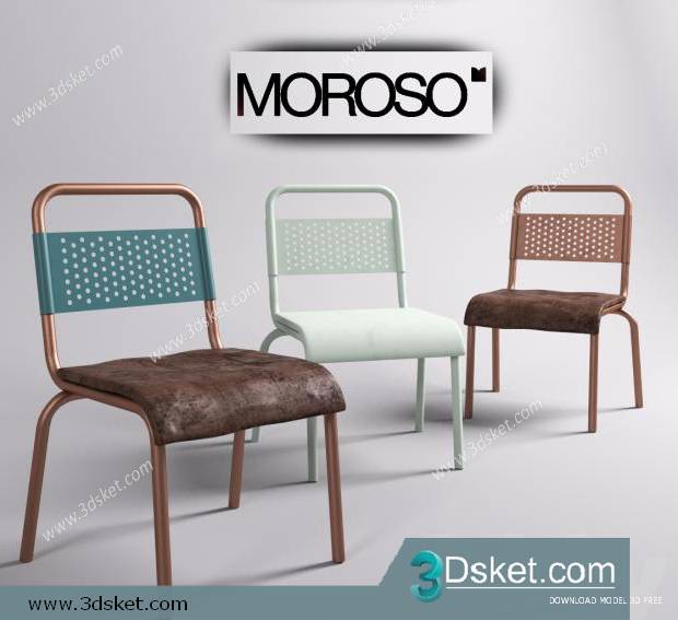 3D Model Chair 070 Free Download Ghế