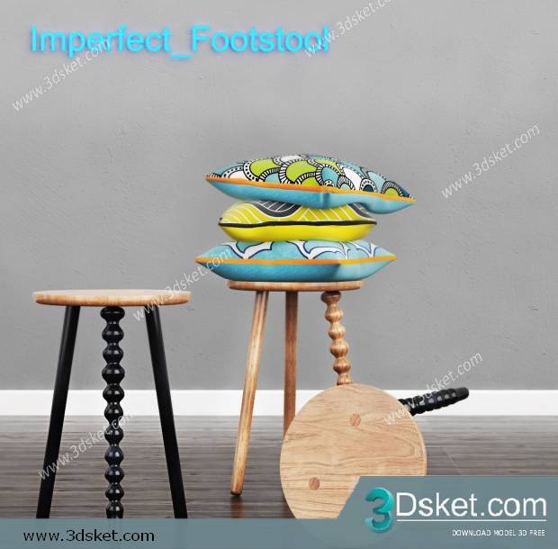 3D Model Chair 071 Free Download Ghế