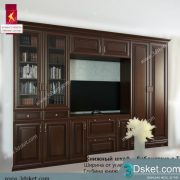 3D Display Cabinets Model 022 Free Download - Tủ trang trí