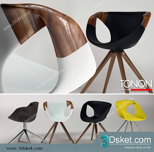 3D Model Chair 079 Free Download Ghế