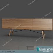 3D Model Sideboard Chest Of Drawer 038