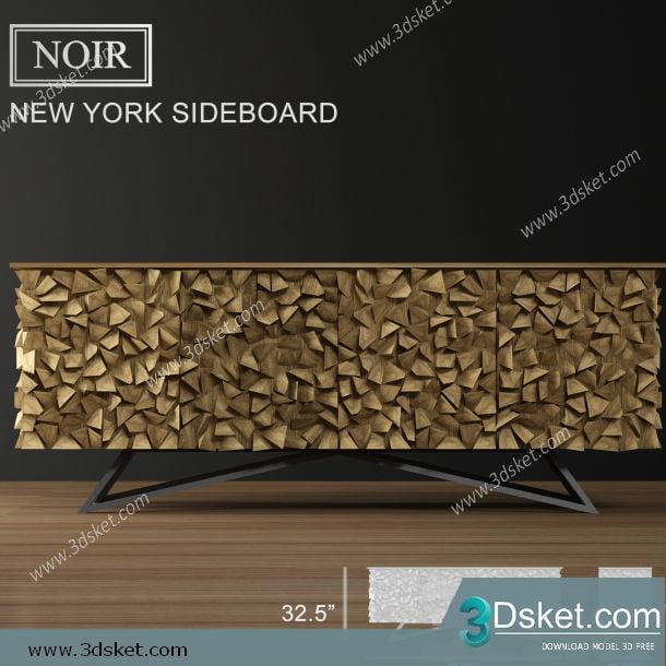 3D Model Sideboard Chest Of Drawer 039