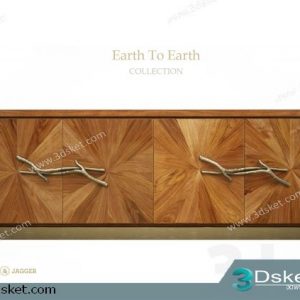 3D Model Sideboard Chest Of Drawer 040