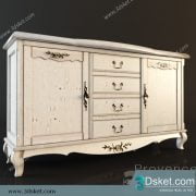 3D Model Sideboard Chest Of Drawer 043
