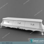 3D Model Sideboard Chest Of Drawer 046
