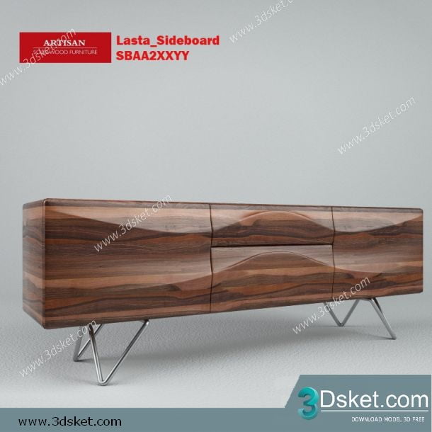 3D Model Sideboard Chest Of Drawer 051