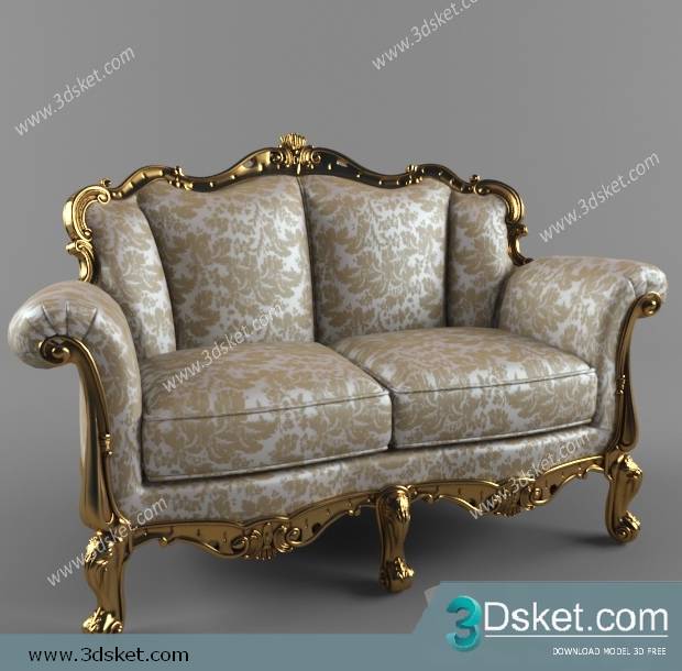 3D Model Sofa Free Download 022
