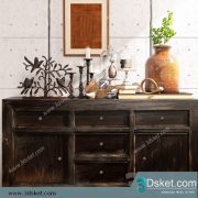 3D Model Sideboard Chest Of Drawer 054