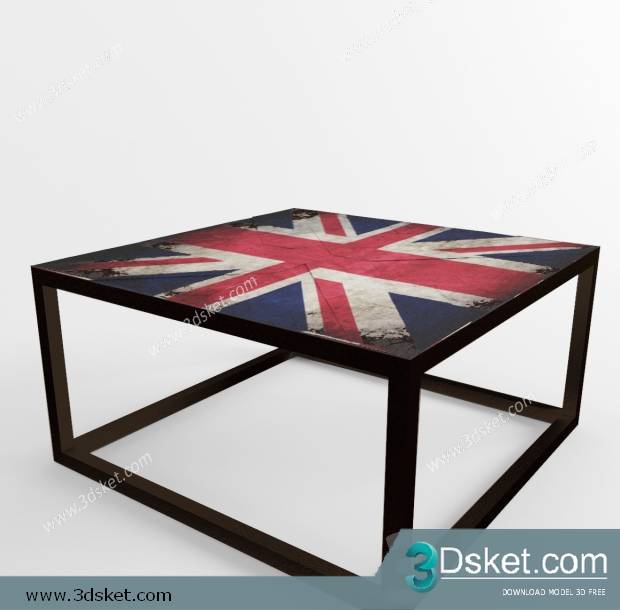 3D Model Table 032 Free Download Bàn