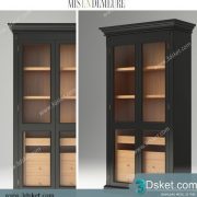 3D Display Cabinets Model 027 Free Download - Tủ trang trí
