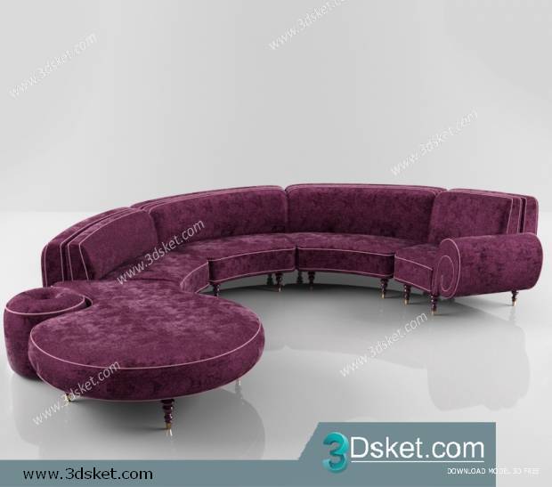 3D Model Sofa Free Download 023