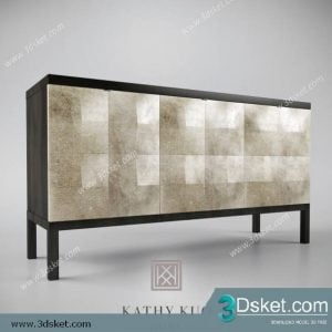3D Model Sideboard Chest Of Drawer 238