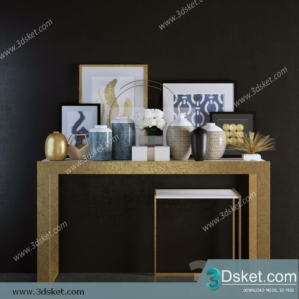 3D Model Sideboard Chest Of Drawer 062