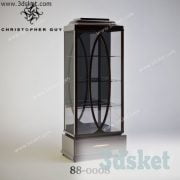 3D Display Cabinets Model 005 Free Download - Tủ trang trí