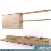 3D Display Cabinets Model 030 Free Download - Tủ trang trí