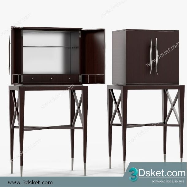 3D Model Sideboard Chest Of Drawer 070