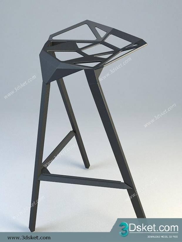 3D Model Chair 007 Free Download