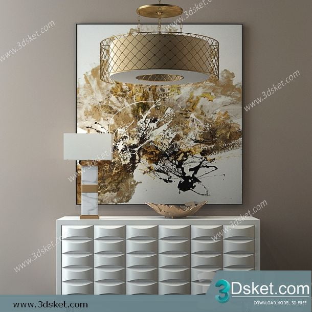 3D Model Sideboard Chest Of Drawer 071