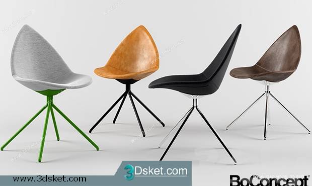 3D Model Chair 008 Free Download