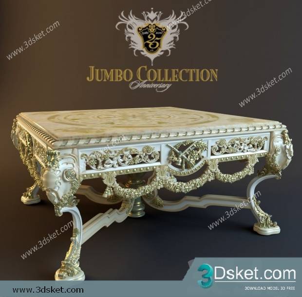 3D Model Table 040 Free Download Bàn