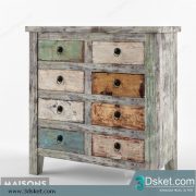 3D Model Sideboard Chest Of Drawer 081
