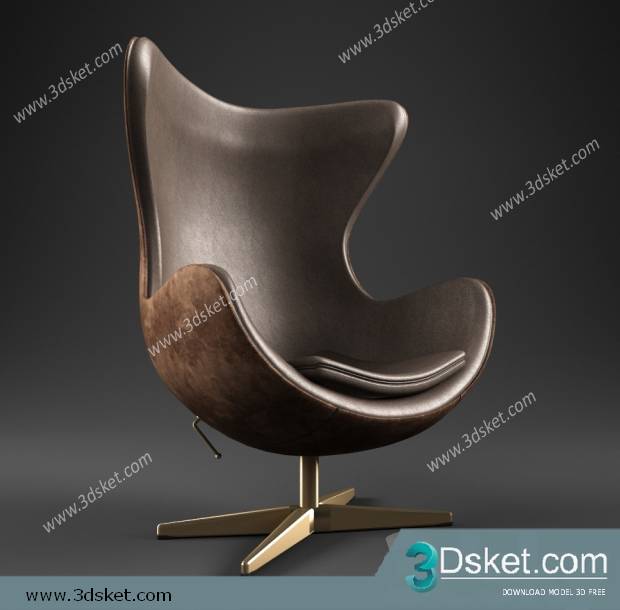 3D Model Chair 009 Free Download