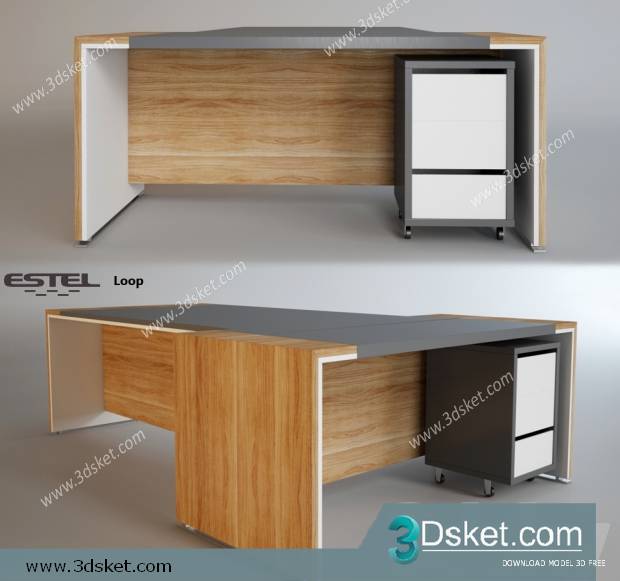 3D Model Table 042 Free Download Bàn