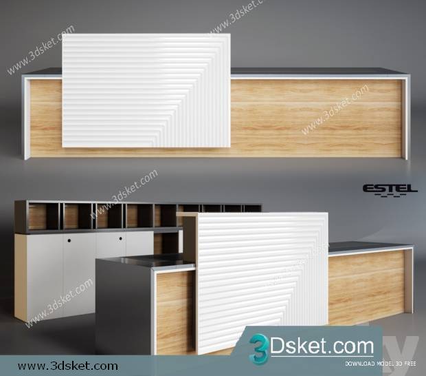 3D Model Table 043 Free Download Bàn