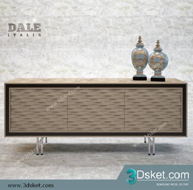3D Model Sideboard Chest Of Drawer 239