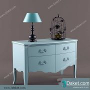 3D Model Sideboard Chest Of Drawer 087