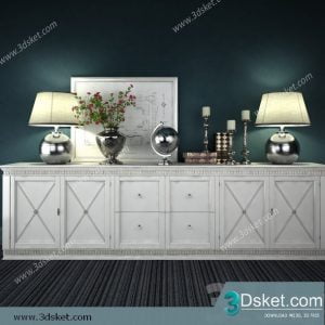 3D Model Sideboard Chest Of Drawer 102