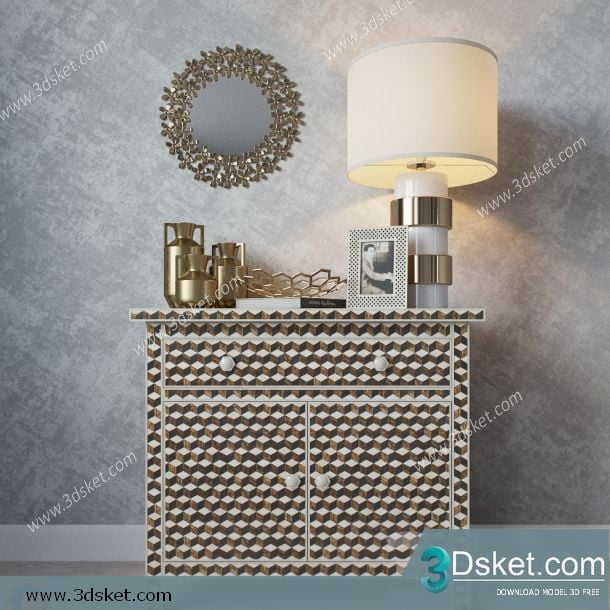 3D Model Sideboard Chest Of Drawer 103