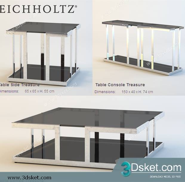 3D Model Table 048 Free Download Bàn