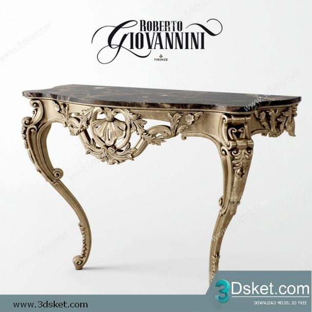 3D Model Sideboard Chest Of Drawer 105