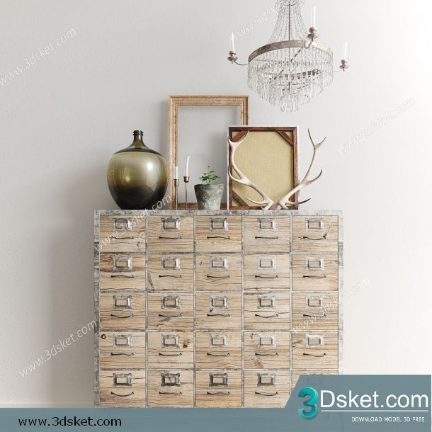 3D Model Sideboard Chest Of Drawer 106